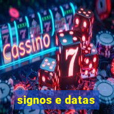 signos e datas